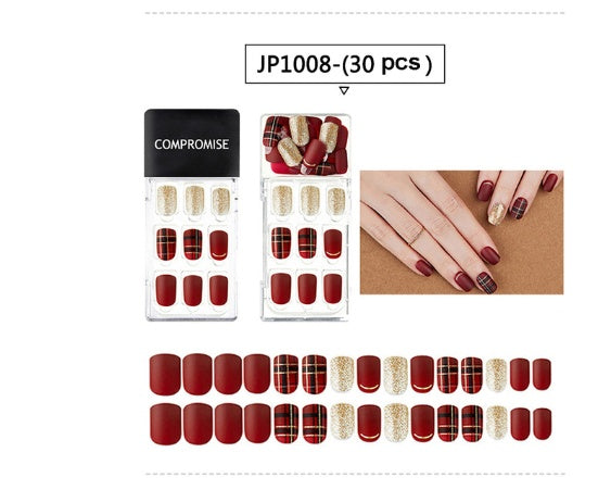 Soft nail without crease