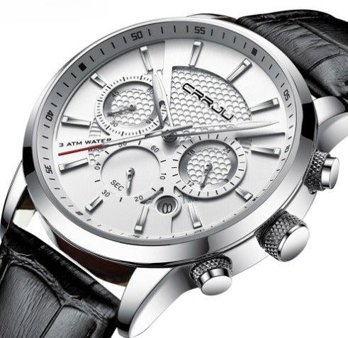 Six hand timing watch