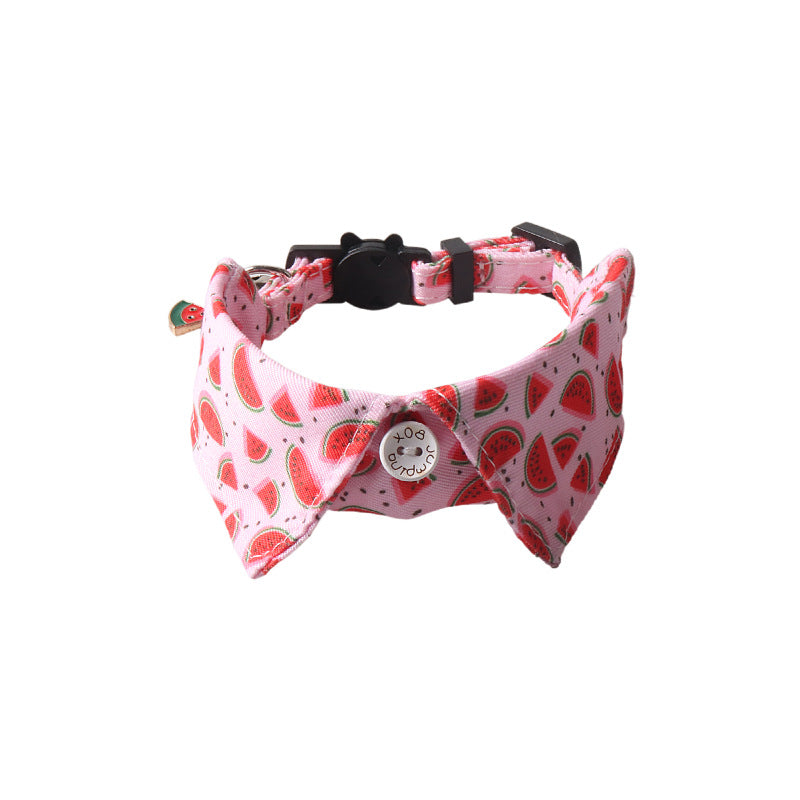 Fruit Blossom Series Bow Tie Cat Collar
