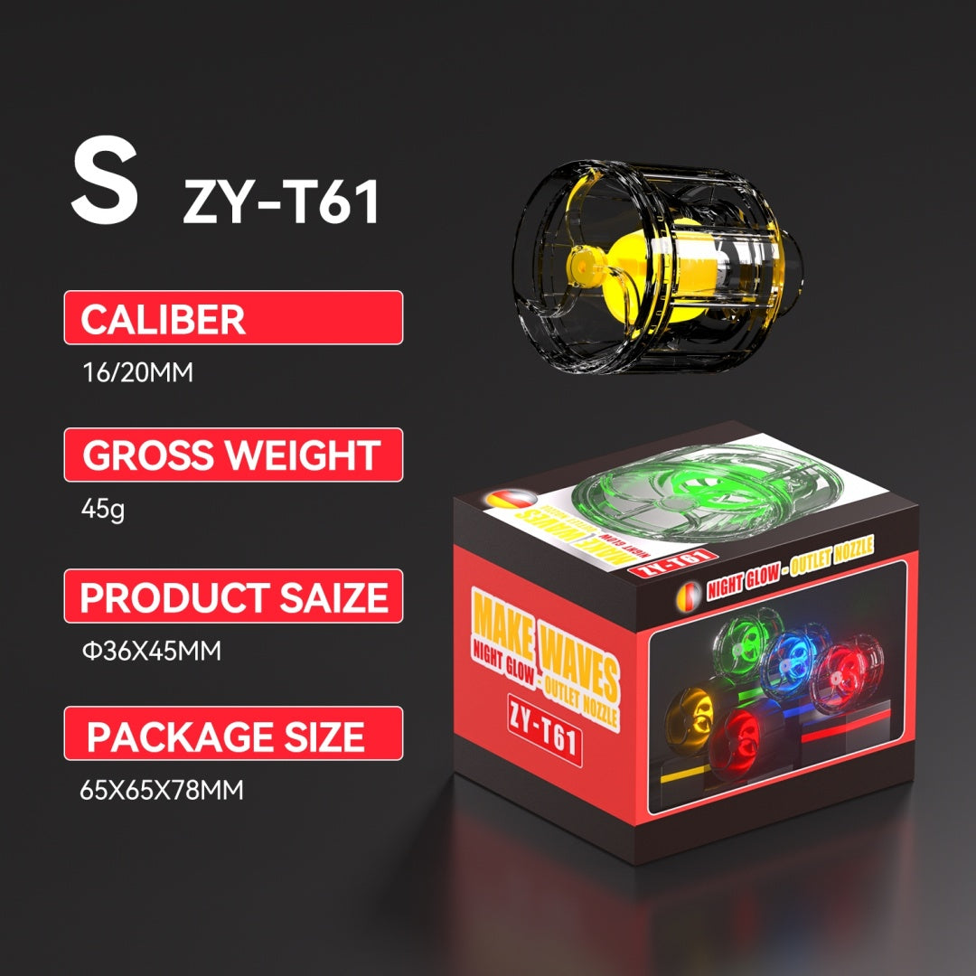 Fish Tank Night Glow-Outlet Nature Makes Waves