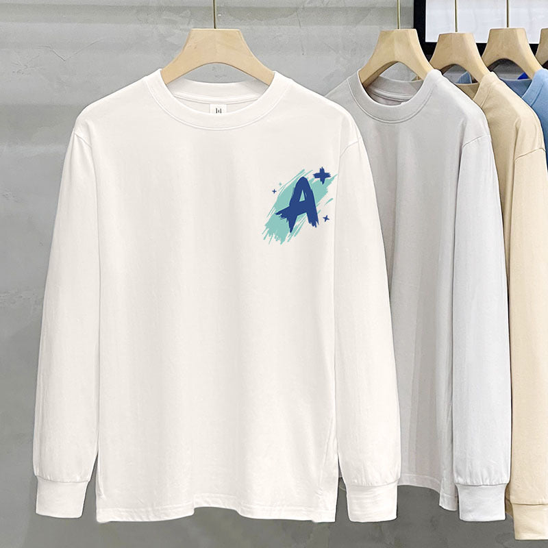 230g Heavy Cotton Long-sleeved T-shirt For Women