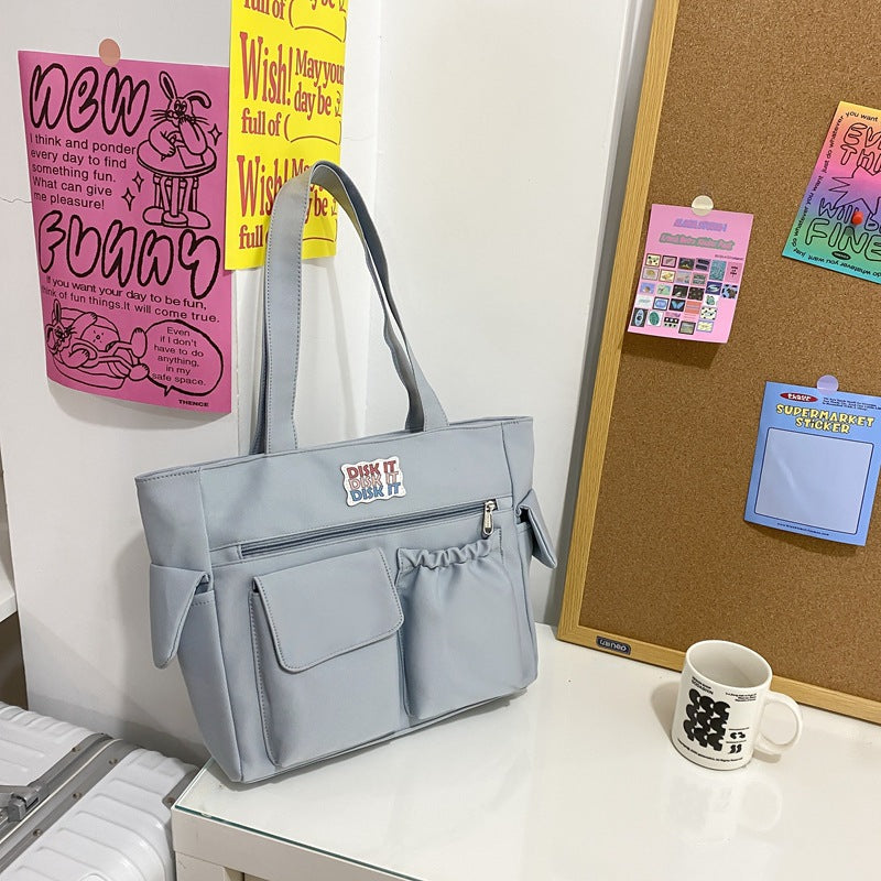 Women's Fashionable And Versatile Casual Solid Color Shoulder Bag