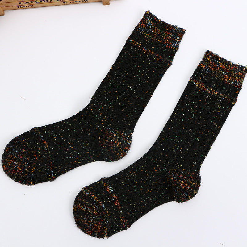 Fleece-lined Extra-thick Warm Mid-calf Slouch Socks