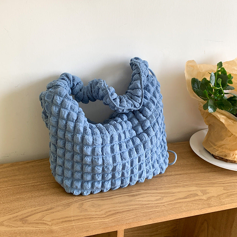 Casual Versatile Large Capacity New Pleated Cloud Bag