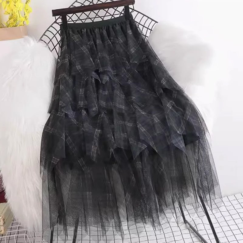 line Tutu Cake Fairy Tulle Skirt