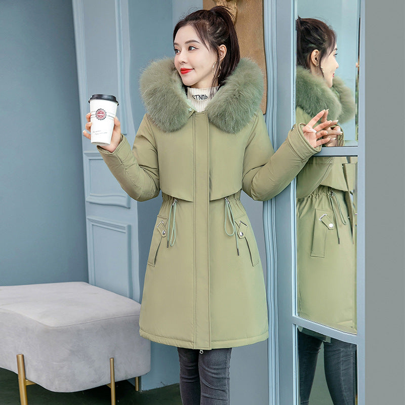 6XL Plus Size Cotton-padded Jacket Women's Thick Cotton-padded