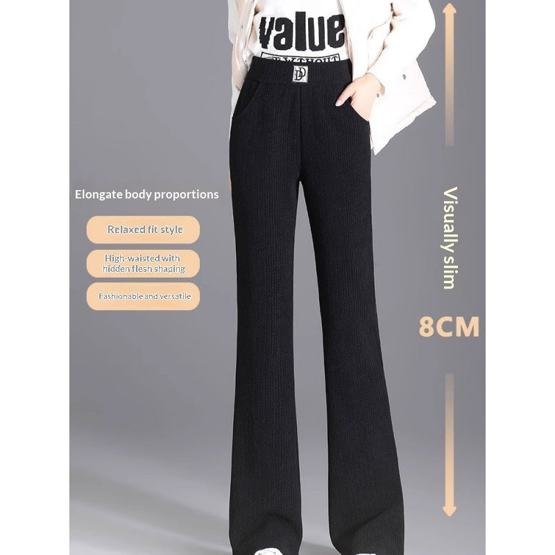 AutumnWinter Northeast Chenille-Brushed Casual Pants