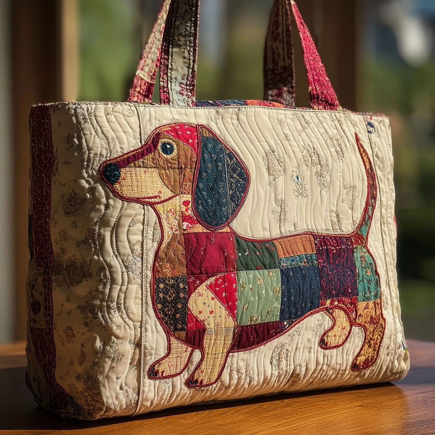 Hundetaske i kanvas til skulder eller hånd, 300g