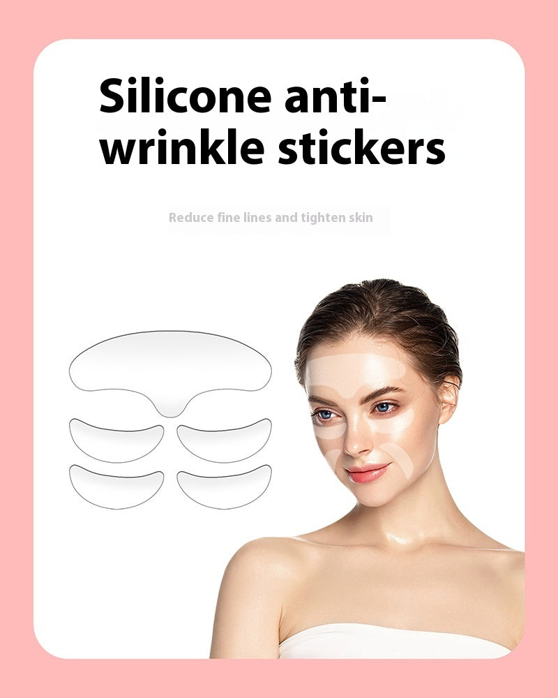 Silicone Anti-wrinkle Stickers Face Pasters 5-piece Set