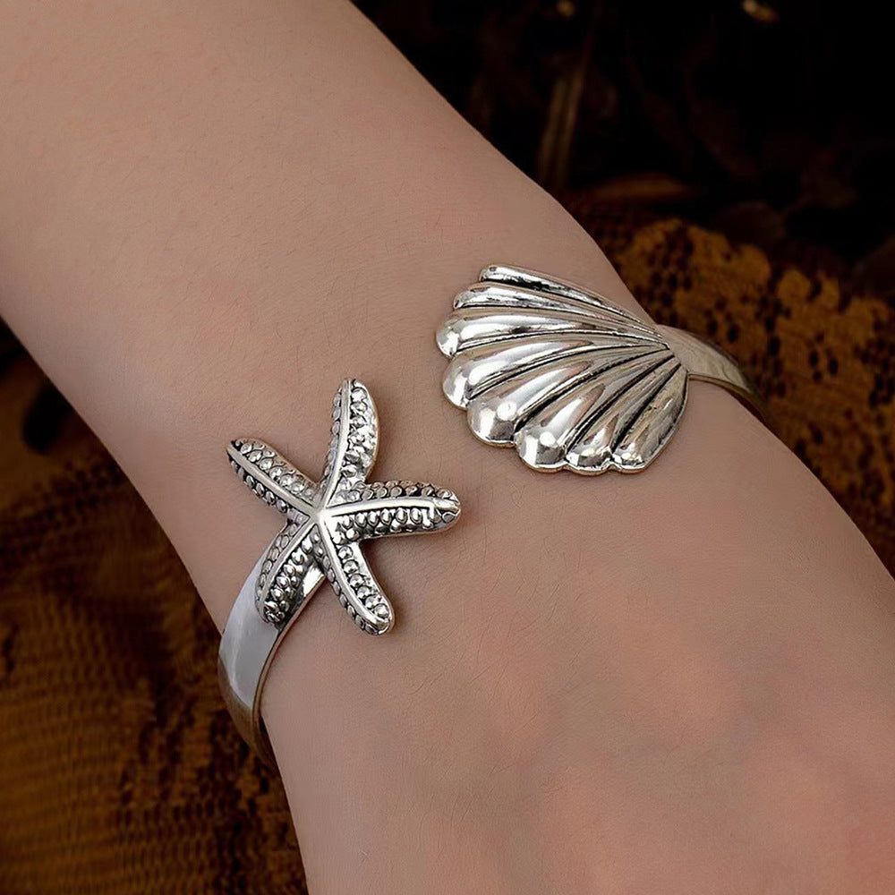 Elegant personligt armbånd i rustfrit stål i strandresort-stil