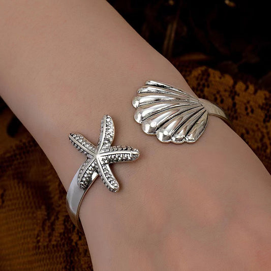 Elegant personligt armbånd i rustfrit stål i strandresort-stil