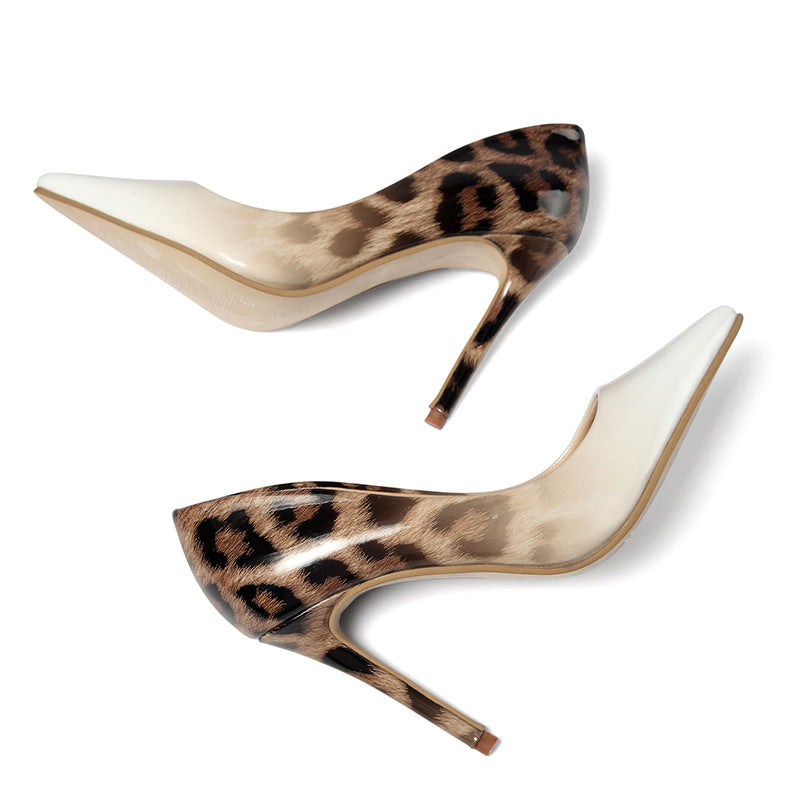 Personalized Gradient Color Pointed Toe Stiletto Heels