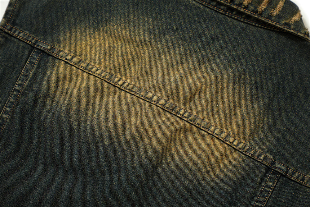 National Fashion Personality Denim Vest Man