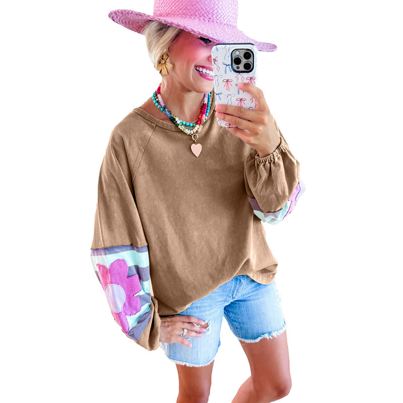 New Loose-fitting Pullover Round-neck Sweater For Women