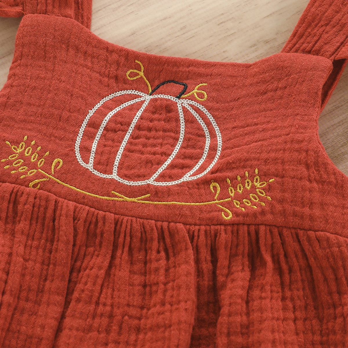 Baby Girl Doll Collar Long Sleeve Romper