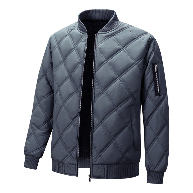 Fashion Personality Men's Fleece Lined Coat