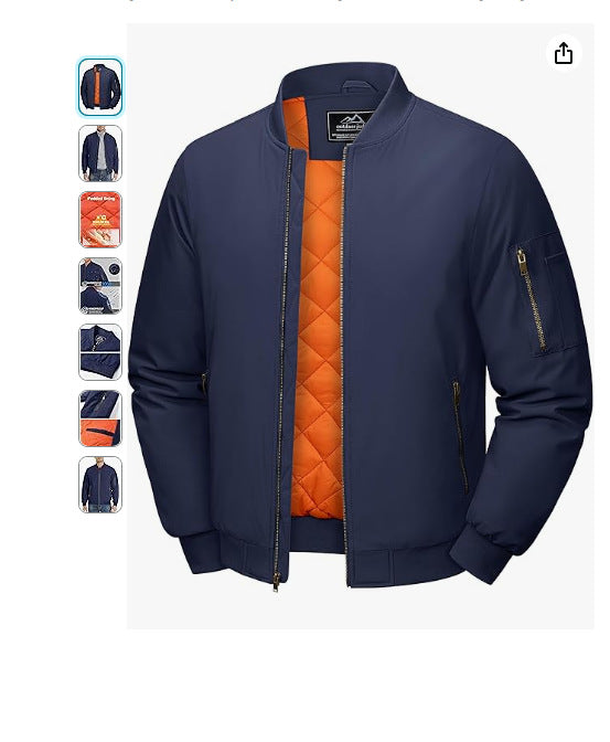 Plus-size Mens Casual Stylish And Trendy Jacket
