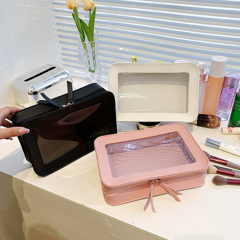 Transparent PVC Washing And Makeup Bag Travel