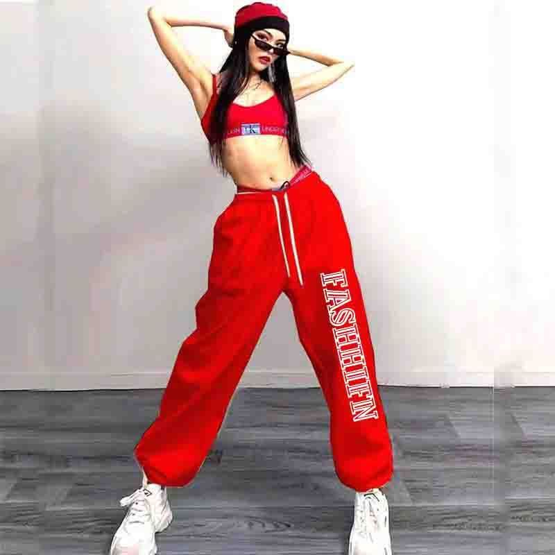 Women's Hip-hop Loose-fitting Sweatpants