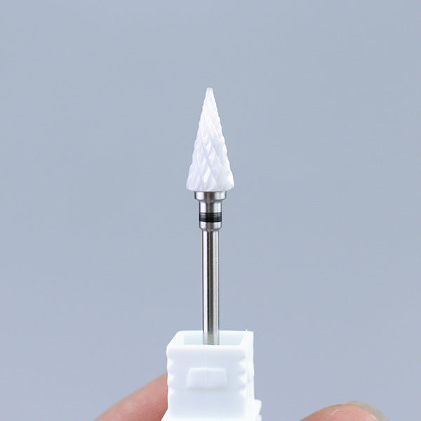 Tungsten Steel Ceramic Nail Polisher Grinding Head Accessories Tool
