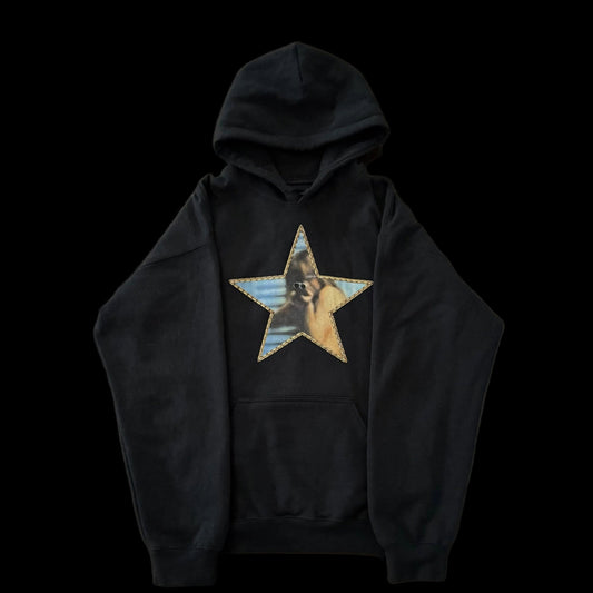 European Size Drop-shoulder Sleeve Casual Sports Hoodie Sweater