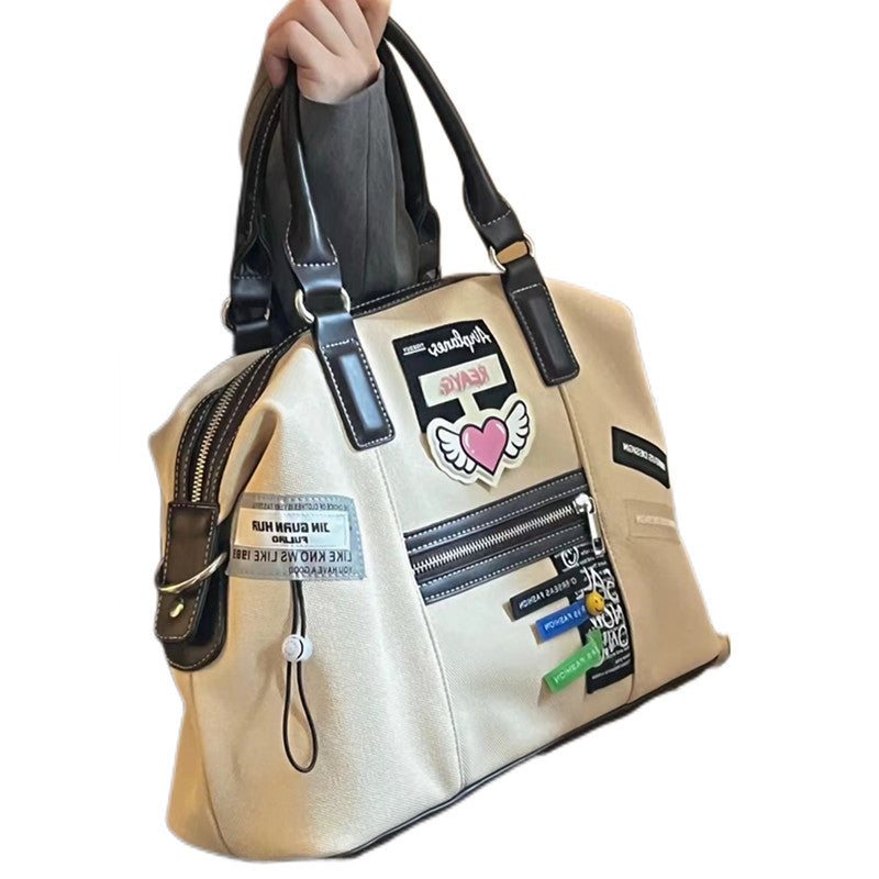 Crowd Design Bag New Retro Creative Label Package