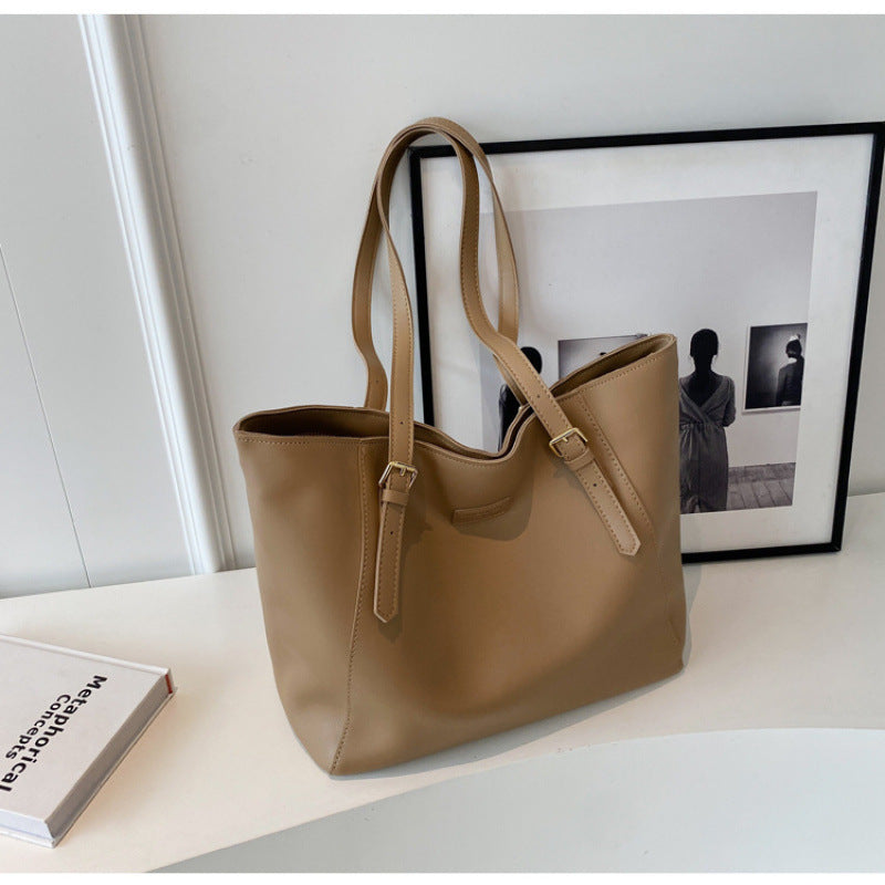 Large Capacity Women's All-match Simple Class Commuter Shoulder Bag