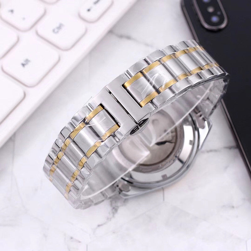 Men's Steel Band Mechanical Watch