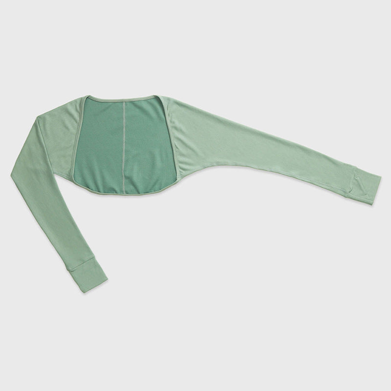 Korean Style Ins Trendy Yoga Clothes Long Sleeve Smock Top