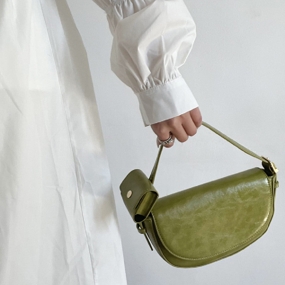 Women's Portable One-shoulder Crossbody Saddle Bag
