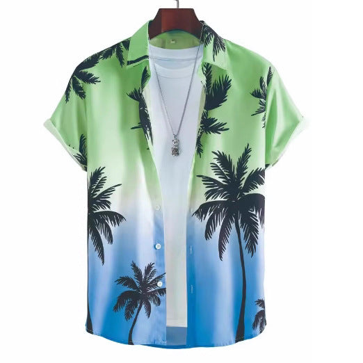 Printing Men's Short-sleeved Shirt
