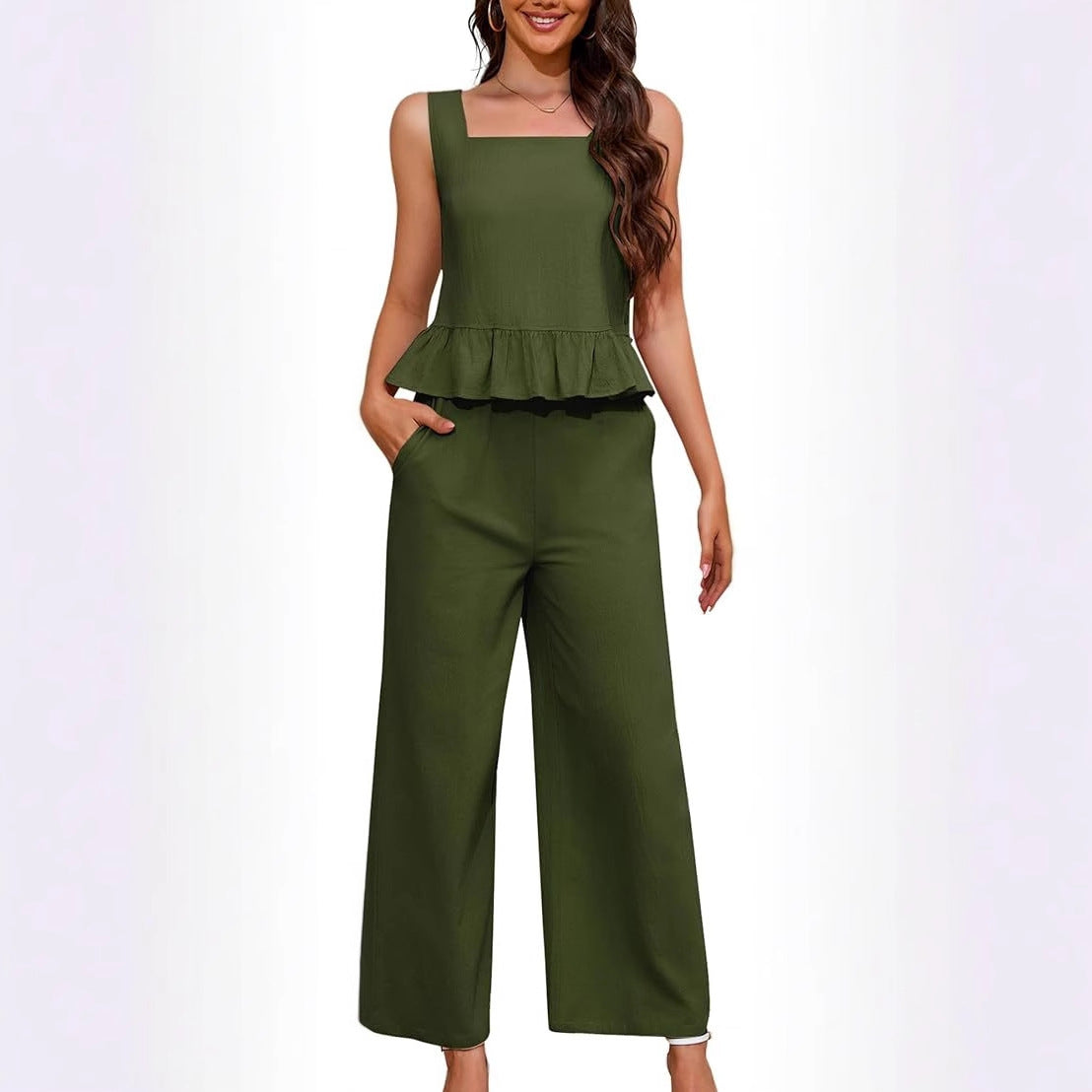Womens Stylish Vest And Pants Workout Set