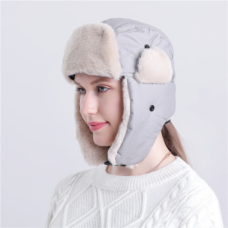 Thickened Lei Feng Hat Warm Hat In Autumn And Winter