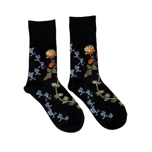 Vintage Women's Socks Catwalk Personality Black Stockings