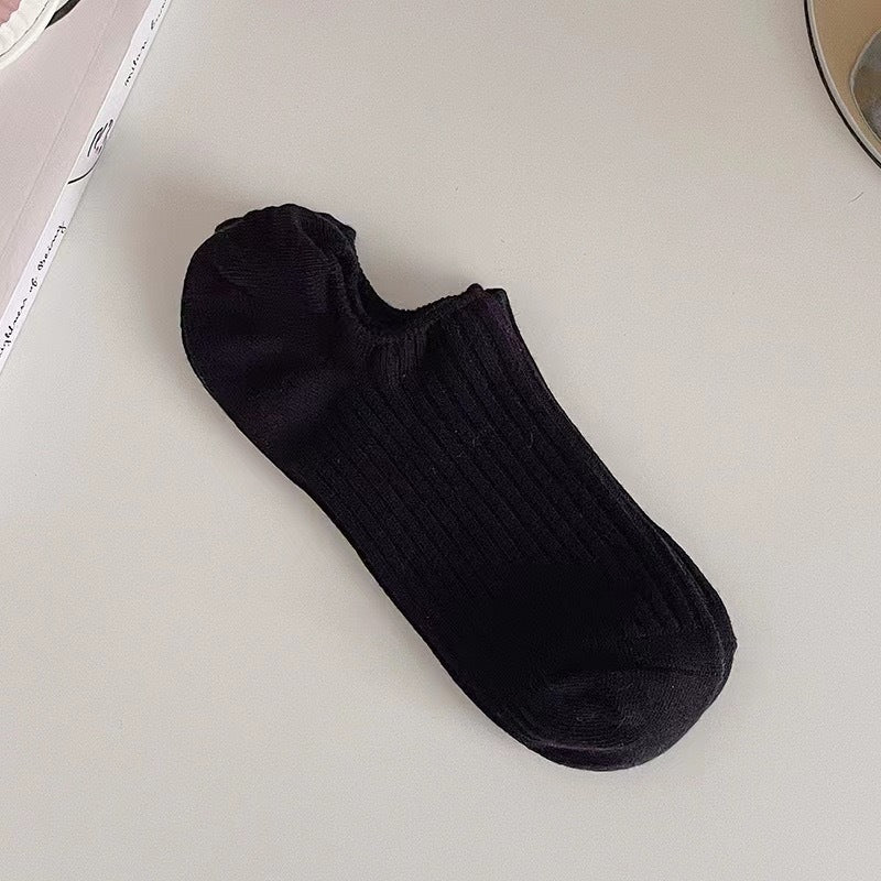 Summer Thin Women's Shallow Invisible Socks With Silicone Anti-slip Boat Socks