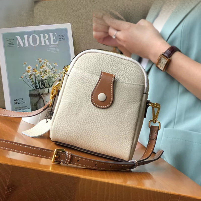 Women's Fashion Casual Cowhide Multifunctional Cell Phone Bag