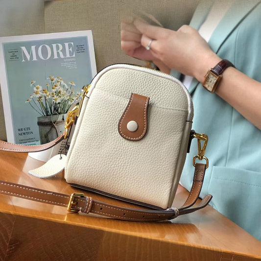 Women's Fashion Casual Cowhide Multifunctional Cell Phone Bag