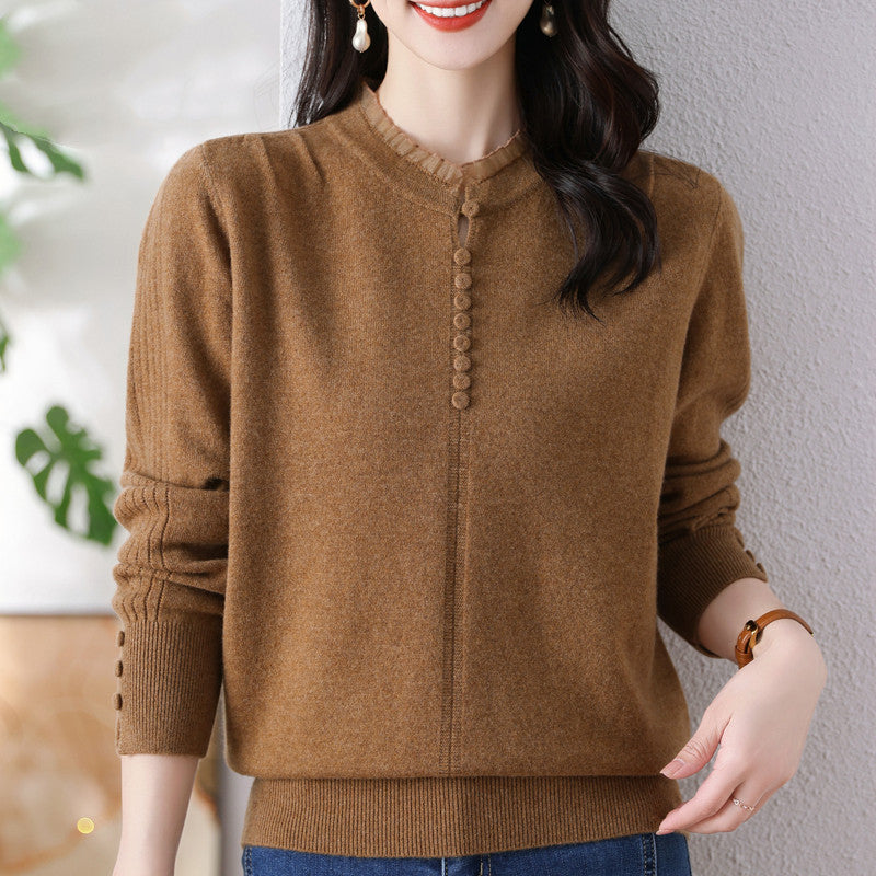 Women's Wool Sweater Autumn And Winter Loose