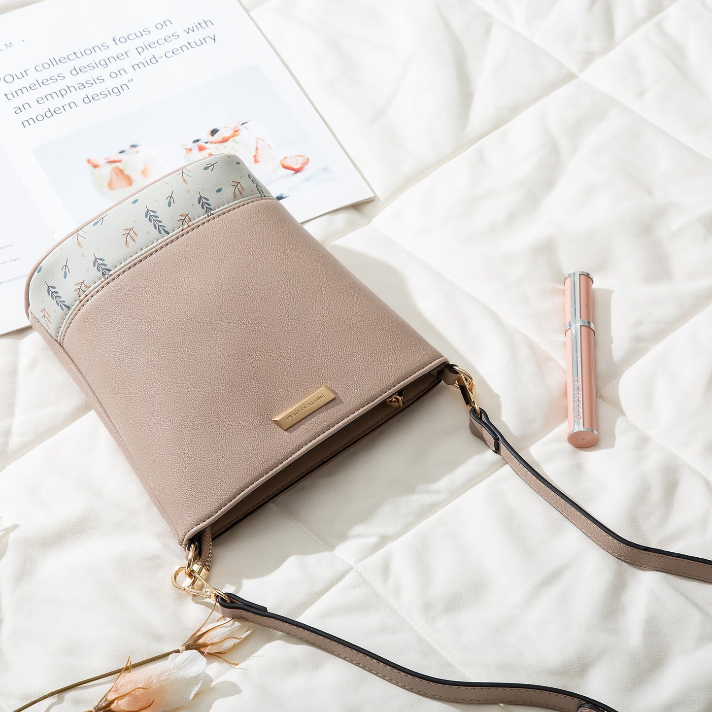 Fashion printed shoulder bag