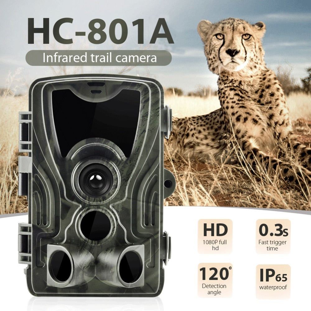 Vildtkamera HC801A Nattesyn Bevægelsessensor Overvågning 1080P 16MP