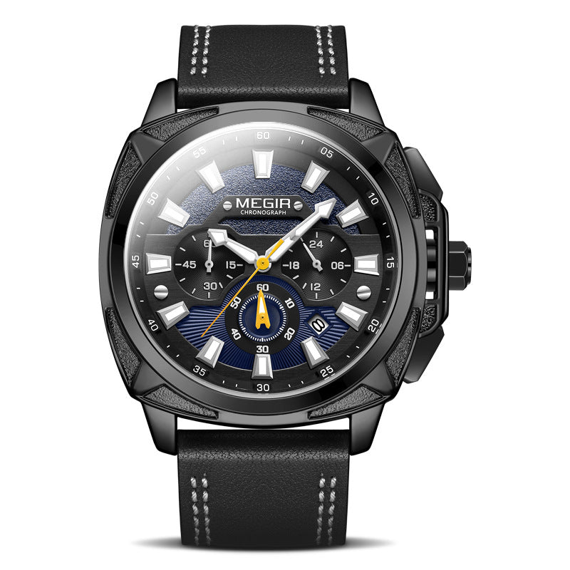 Watch Men's Multifunctional Sports Military Watch Fashion Men's Quartz Watch
