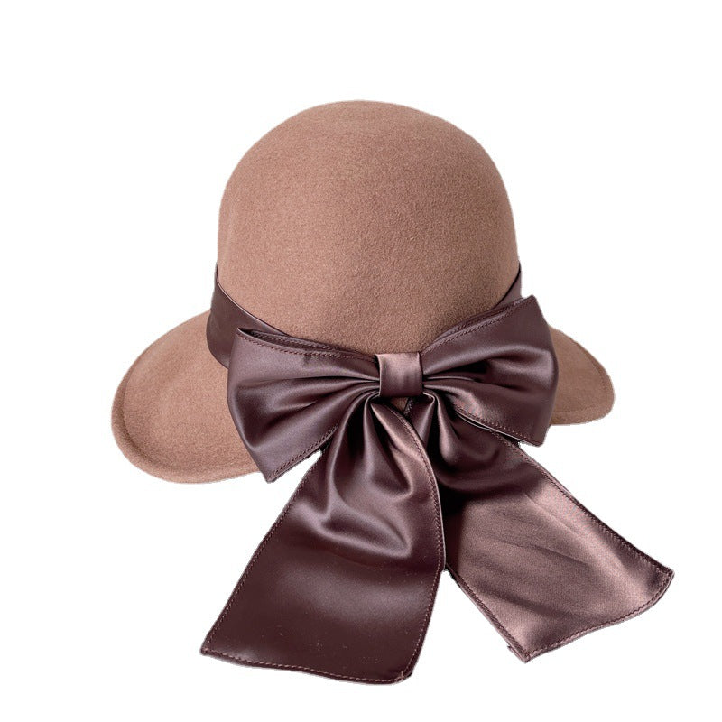 Bow Fisherman Hat Children's Autumn And Winter Warm