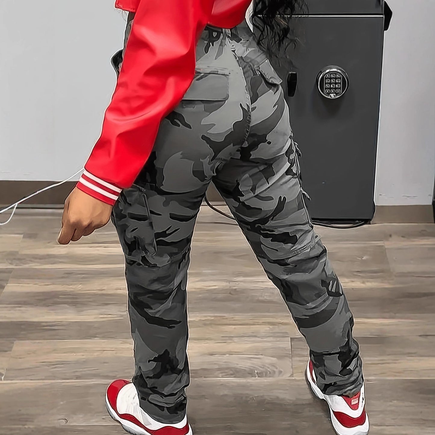 Womens Workwear Pants SpringAutumn New Arrival Hip-Hop Style Straight-Leg