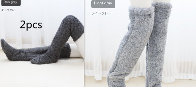 Winter Warm Cold Leg Knee Joint Cold-proof Stockings Home Floor Sleeping Socks