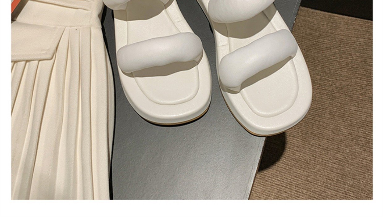 Tide Muffin Thick Bottom Girl Heart Fairy Flip-flops