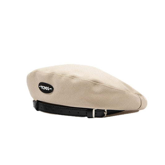 Japanese-style Retro Metal Leather Ring Fashion Spring And Autumn Beret