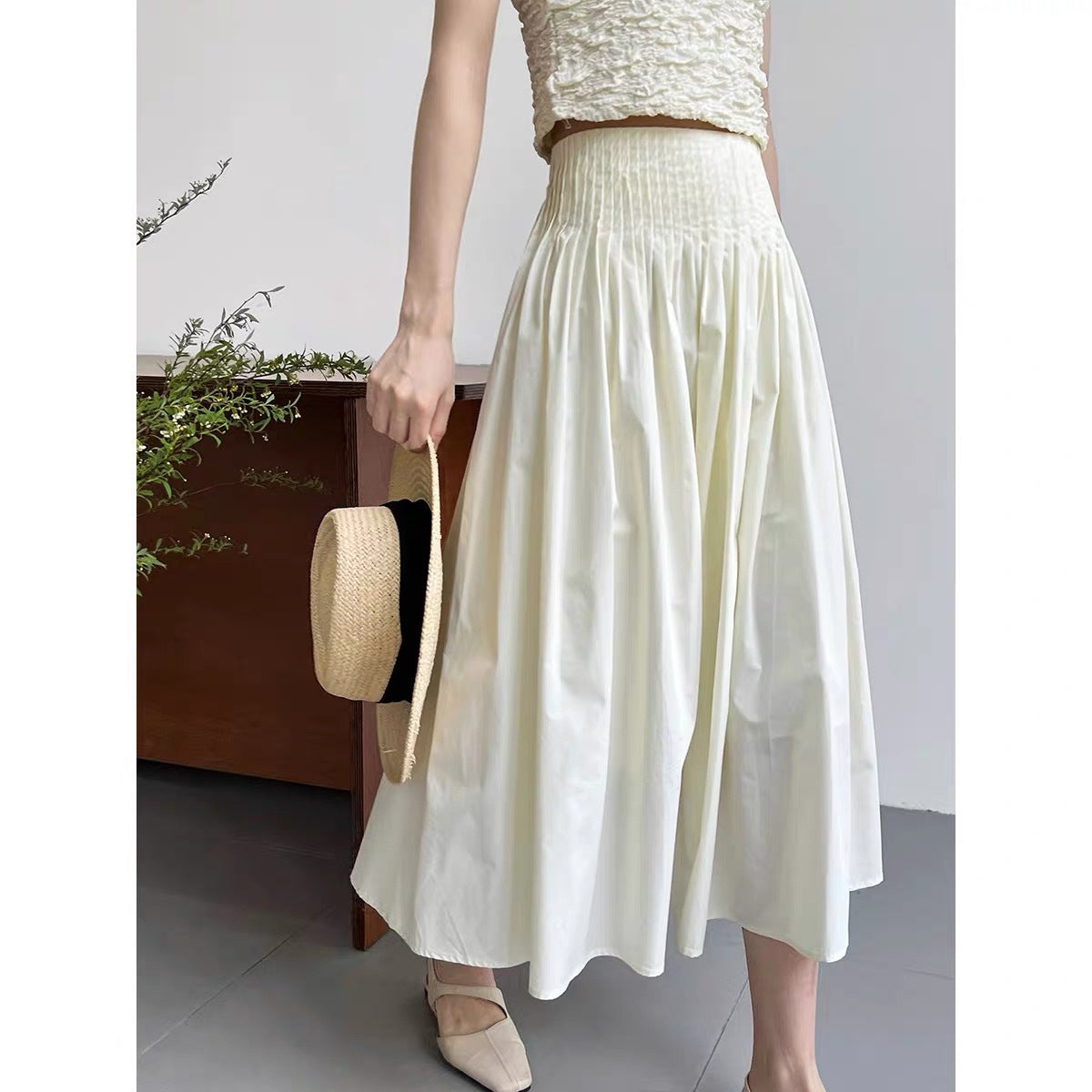 Niche Temperament Sweet Big Hem Umbrella Skirt