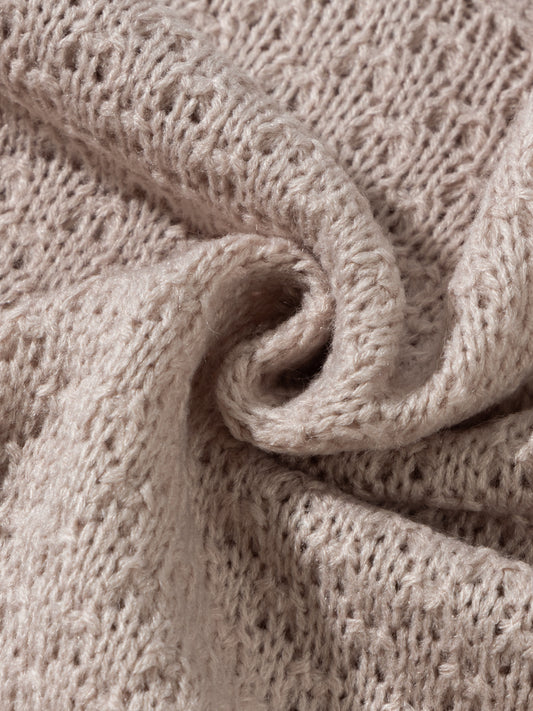 Dame Sweater med Rund Hals, Lange Ærmer - Enkel og Alsidig