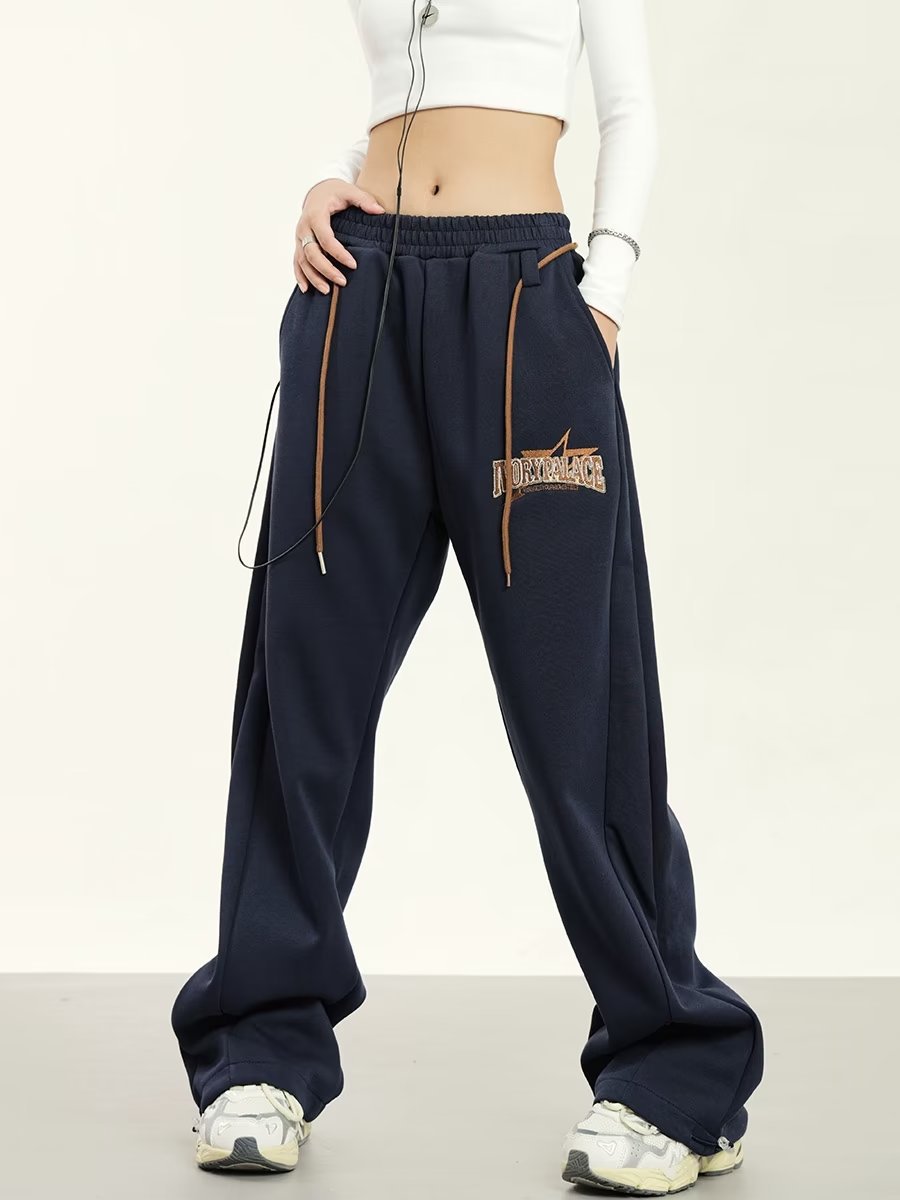 All-matching Loose Simple Trendy Fashion Sports Casual Pants