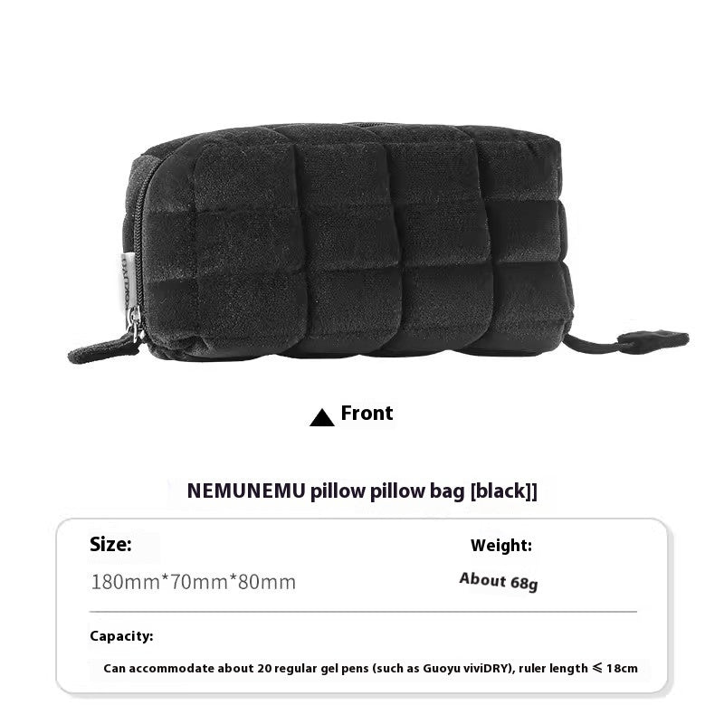 Student Soft Material Pencil Case Portable Storage Bag